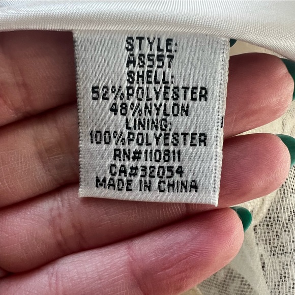 Baraschi Ethereal Romanric Fairy Embroidered Ivory A-Line Tulle Skirt Sz 6 - Picture 8 of 8